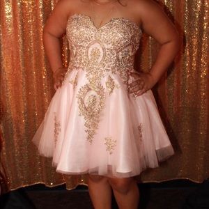 Homecoming dress size large, worn once